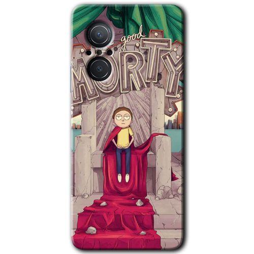 Huawei Nova 9 SE Kılıf HD Desen Baskılı Arka Kapak - Morty + Kırılmaz Cam