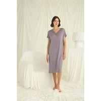 Yakası Dantelli Kısa Kollu Gecelik