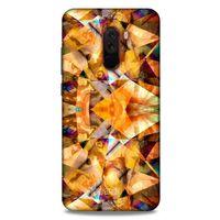 Xiaomi Pocophone F1 Kılıf Pastel Renkler (23) Ultra Koruma Kılıfı Turuncu