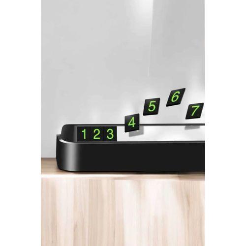 Numaralık Araç İçi Araba Araç Park Numaratör Telefon Numarası Yazma