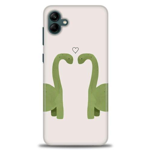 Samsung Galaxy A04 Kılıf HD Baskılı Kılıf - Dinazor Aşkı + Tam Ekran Koruyucu