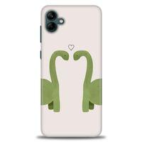 Samsung Galaxy A04 Kılıf HD Baskılı Kılıf - Dinazor Aşkı + Tam Ekran Koruyucu