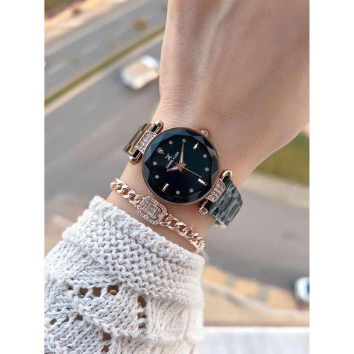 Daniel Klein Çelik Kordonlu 2 Yıl Garantili 3 Atm Suya Dayanıklı Kadın Kol Saati+Bileklik BD.14132.9