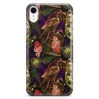 Apple iPhone XR Kılıf Tarot Gotik Kuzgun Arka Kapak Koruma Desenli Full Koruyucu