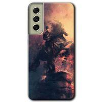 Samsung Galaxy S21 FE Kılıf Baskılı Kapak - Atatürk Portre +Tam Ekran Koruyucu