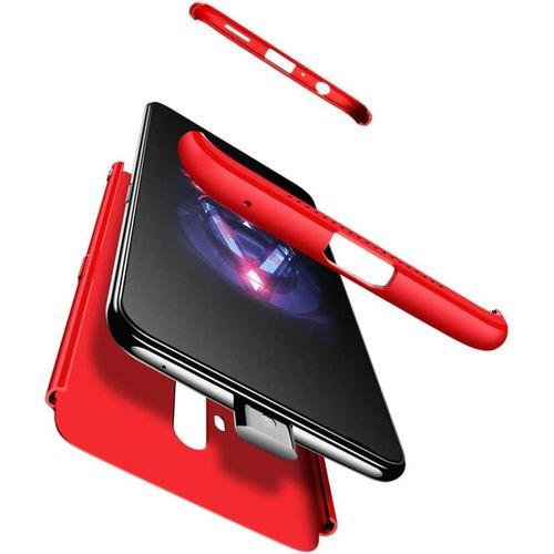 Oppo Reno 2Z Uyumlu Kılıf Koruyucu Sert Double Dip Protective Siyah-Mavi
