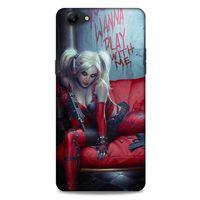 Oppo A79 Uyumlu Kılıf Harley Quinn (22) Tam Koruma Kılıfı Kırmızımsı kahverengi