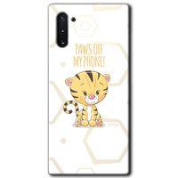 Potkal Hediye Fabrikası Samsung Galaxy Note 10 Kılıf HD Desen Baskılı Arka Kapak - Sevimli Kedi 1