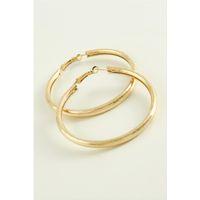 Simli Boru Halka Küpe 4,5 cm