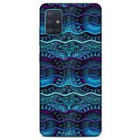 Samsung Galaxy A51 Kılıf Baskılı Özel Seri Taşlı (37) Silicone Cover