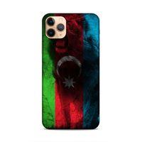 Apple Iphone 11 Pro Uyumlu Kılıf Azarbaijan (35) Fit Design Kılıf Bayrak Aslanlı