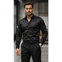 Erkek Saten Klasik Gömlek