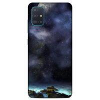Lopard Samsung Galaxy A51 Uyumlu Kılıf Gece'S (15) Antişok Kılıf Ay Işığında