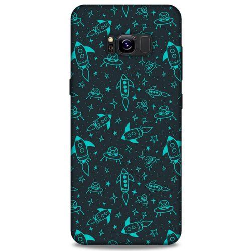 Samsung Galaxy S8 Plus Uyumlu Kılıf Yeşil Delisi (46) Core Armor Kılıf Tropikal orman yeşili