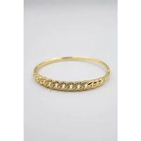 Taşlı Vip Bilezik - Altın