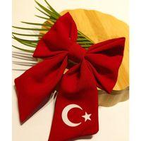 Monalisa Home Kırmızı Beyaz Kurdela Toka