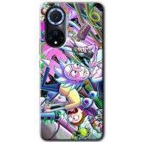 Potkal Hediye Fabrikası Huawei Nova 9 Kılıf HD Desen Baskılı Arka Kapak - Graffiti Çizgi Film