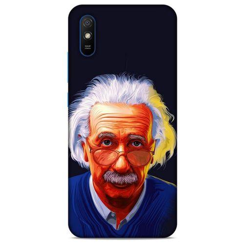 Xiaomi Redmi 9A Kılıf Almanya (37) Silicone Cover Einstein