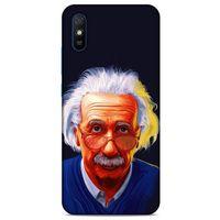 Xiaomi Redmi 9A Kılıf Almanya (37) Silicone Cover Einstein