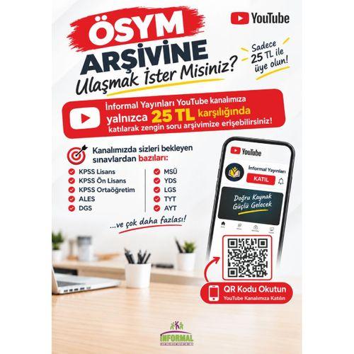 KPSS Ortaöğretim/Lise 2018-2020 ÖSYM Tıpkı Basım Çıkmış Soru 2 Kitapçık Seti Video Çözümlü TG