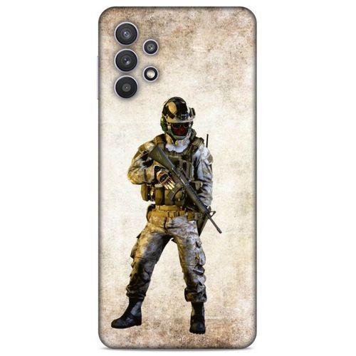 Lopard Samsung Galaxy A32 Uyumlu Kılıf GameX (21) Koruyucu Kapak Soldier