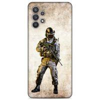 Lopard Samsung Galaxy A32 Uyumlu Kılıf GameX (21) Koruyucu Kapak Soldier