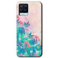 Realme 8 Pro Kılıf Baskılı Arka Kapak - Çizim Yapraklar +Tam Ekran Koruyucu