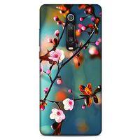 Lopard Xiaomi Redmi K20 Uyumlu Kılıf Bahar (45) Liquid Air Kılıf Beyaz Pembe Çiçek