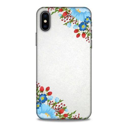 Lopard Apple Iphone X Uyumlu Kılıf Bahar (18) Telefon Kılıfları Mavi Kırmızı