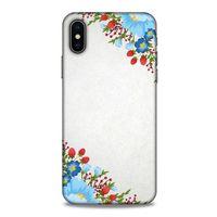 Lopard Apple Iphone X Uyumlu Kılıf Bahar (18) Telefon Kılıfları Mavi Kırmızı