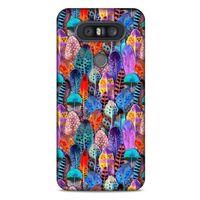 LG K41S - K51S Kılıf Desenli Özel Seri Tüyler (39) Liquid Crystal Kılıf