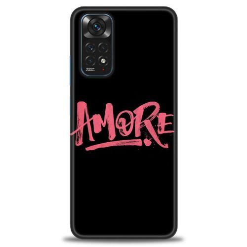 Xiaomi Redmi Note 12 4G Kılıf HD Baskılı Kılıf - Amore + Tam Ekran Koruyucu