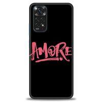 Xiaomi Redmi Note 12 4G Kılıf HD Baskılı Kılıf - Amore + Tam Ekran Koruyucu