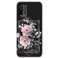 Poco M3 Kılıf HD Desen Baskılı Arka Kapak - Retro Çiçek 1