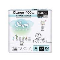 Sleepy Bio Natural Bebek Bezi Gross Paket 6 Beden 100 Adet