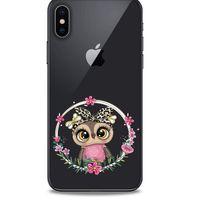 Zoologix (77) Apple Iphone X Şeffaf Kılıf Silikon Desenli