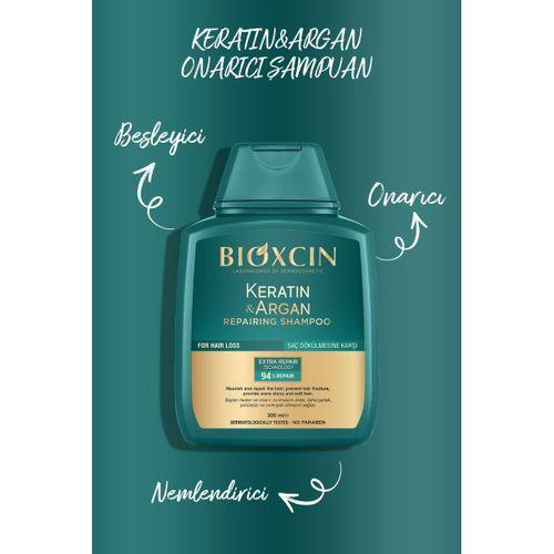 Bioxcin Bioxcin Keratin & Argan Onarıcı Bakım Şampuan 300 ml 3 Al 2 Öde - Yıpranmış Ve Hassas Saçlar