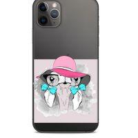 Zoologix (63) Apple Iphone 11 Pro Max Şeffaf Kılıf Silikon Desenli