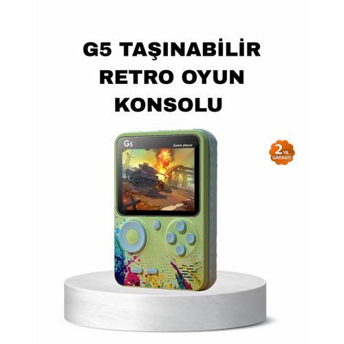 G5 Retro Oyun Konsolu 500 Klasik Oyunlu 3 İnç Hd Ekran Ve Tv Bağlantılı