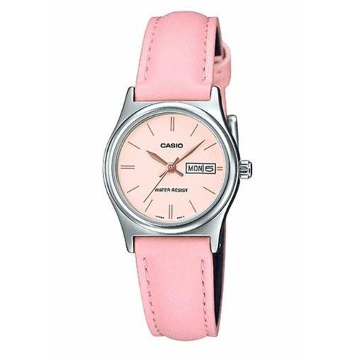 Casio LTP-V006L-4BUDF Quartz Deri Pembe 25 mm Kadın Kol Saati