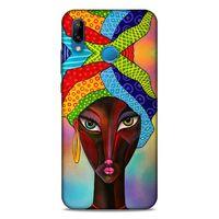 Lopard Huawei P20 Lite Uyumlu Kılıf Sürreal Yüzler ♀ (46) Core Armor Kılıf Desenli