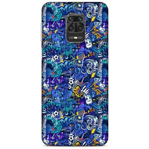 Graffitix (2) Desenli Silikon Kapak Xiaomi Redmi Note 9 Pro Kılıf