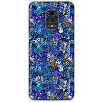 Graffitix (2) Desenli Silikon Kapak Xiaomi Redmi Note 9 Pro Kılıf