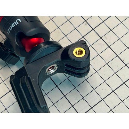 GoPro için Sırt Çantası Montajı 3D Baskı (Bu ürün Sadece Plastik parçadır - Almadan Önce Soru Sorabilirsiniz)