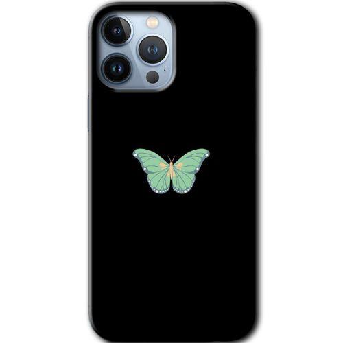 MRCİLETİSİM iPhone 13 Pro Kılıf Baskılı Kapak - Butterfly Tree + 5D Tam Kaplayan Cam