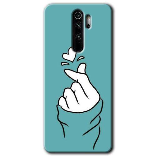 MRCİLETİSİM Xiaomi Redmi Note 8 Pro Kılıf Kapak - Mutluluk +Hayalet Ekran Yandan Gözükmez