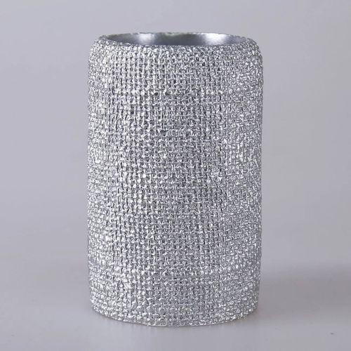 By Selim Natural Gümüş 5 Parça Polyester Banyo Seti