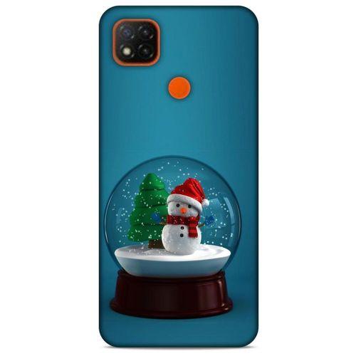Xiaomi Redmi 9C Kılıf Snowix (12) Koruyucu Silikon Yeşil Beyaz