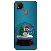 Xiaomi Redmi 9C Kılıf Snowix (12) Koruyucu Silikon Yeşil Beyaz