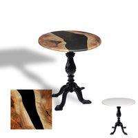 Dockers Çipa 1001 Döküm Ayak Yuvarlak Masa Çap 90cm - (Werzalit, Wermodin ve Allzalit Tabla) - Epoxy